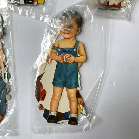 Merrimack 1986 Paper Dolls Set of 5 Plus Extras - Picture 6 of 7